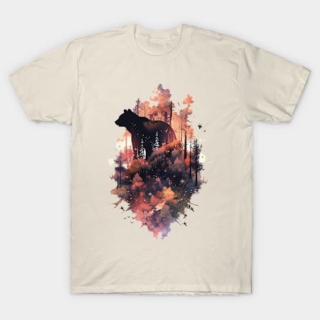 bear T-Shirt by skatermoment